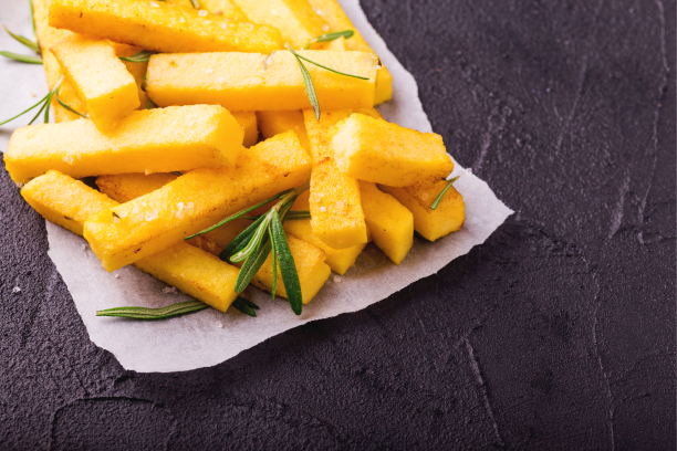 Butter-Basted Rib Eye with Polenta Fries – Rialto Foods