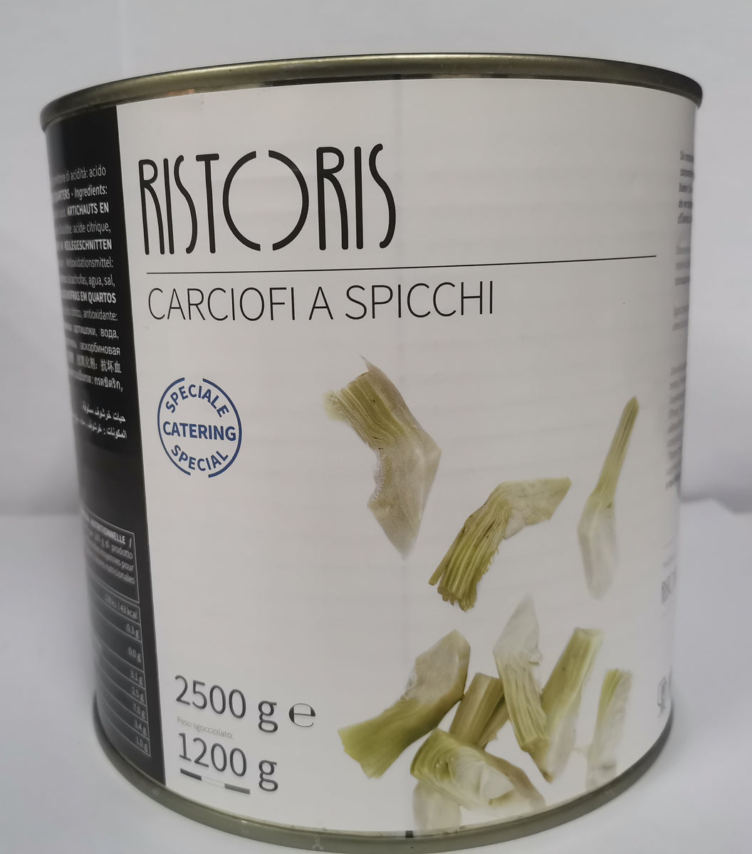 Ristoris Artichoke Quarters Tin 2.5kg Rialto Foods